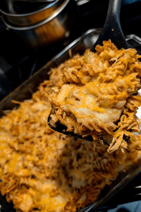 Cajun BBQ Chicken Chickpea Pasta