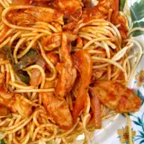 Chicken Fajita Spaghetti