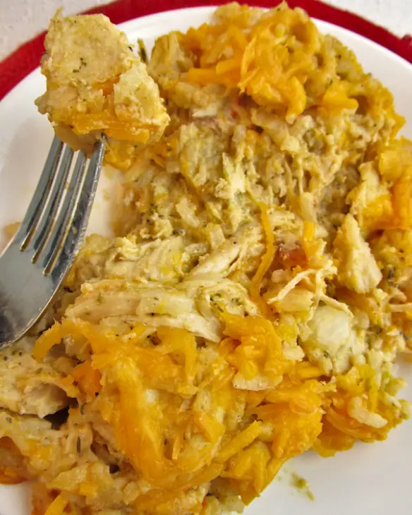 cheddar bacon chicken and rice bake