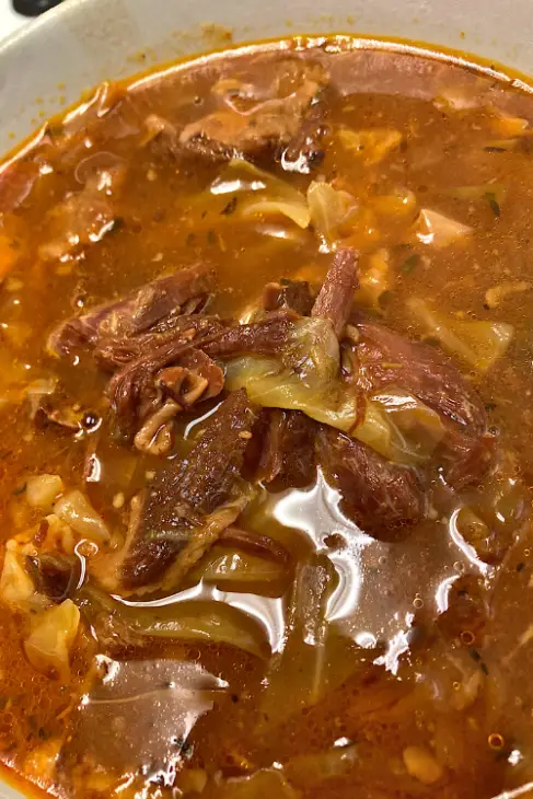 cabbage and hambone soup instant pot