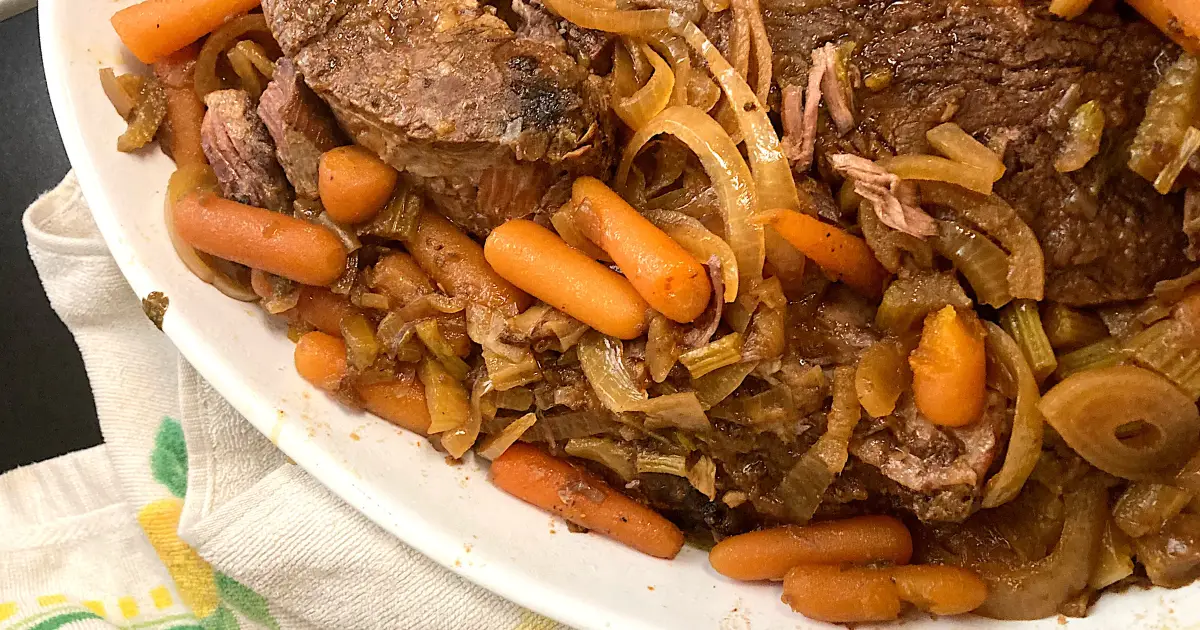 Slow Cooker French Onion Pot Roast