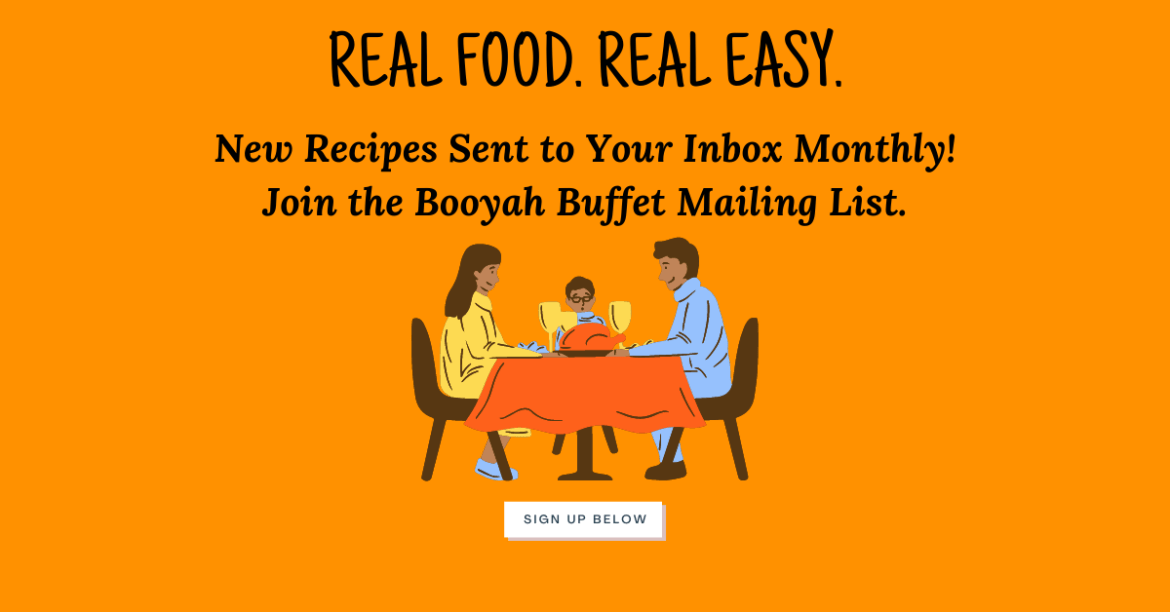 Booyah Buffet Newsletter Signup