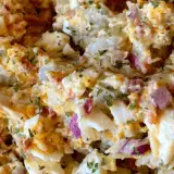 potato salad with ranch dressing and egg
