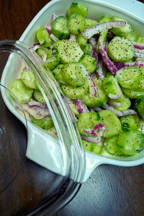 Real Easy Cucumber Salad