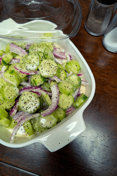 Real Easy Cucumber Salad