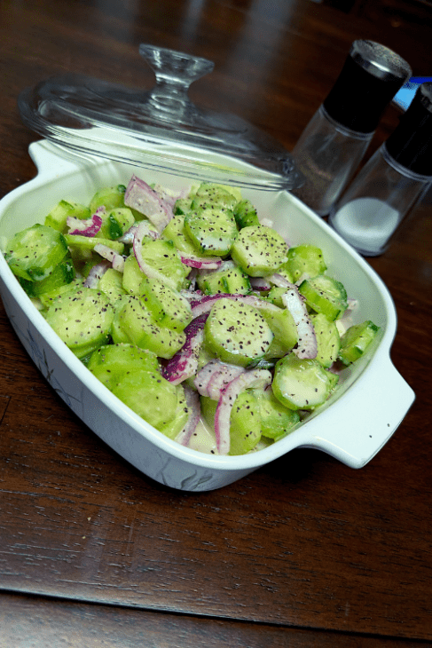 Real Easy Cucumber Salad